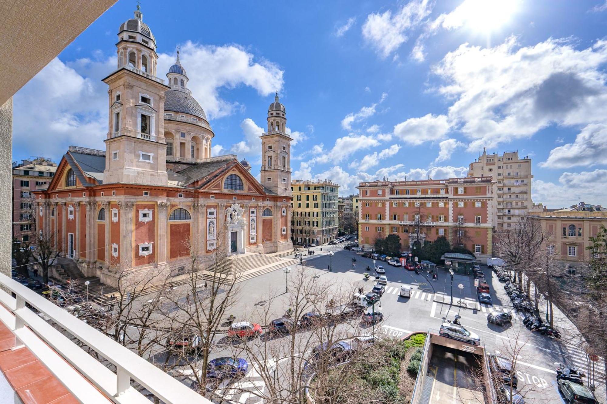 Luxury Basilica View 19 Lägenhet Genua Exteriör bild